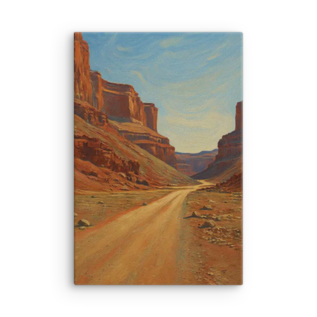 Calle del Diablo — Faith Under Fire canvas print