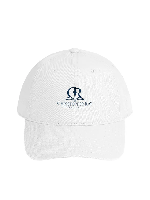 Full Navy Logo White Cap product mockup
