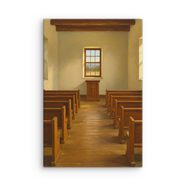 The Cottonwood Church — Faith Under Fire canvas print