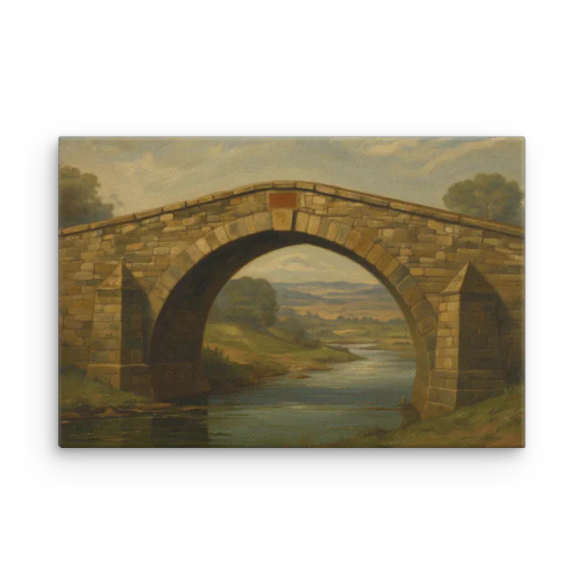 The Old Bridge — Dragon Squire Book 1: The Third Choice canvas print